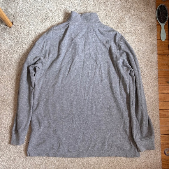 Chaps Grey Quarter Zip-Up - Picture 3 of 3